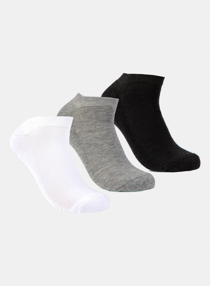 Odds Men's Pack of 3 Half Terry Ankle Casual Socks - Image 1